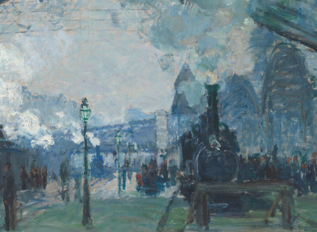 Claude Monet Fine Art Print, Arrival of the Normandy Train, Gare Saint-Lazare