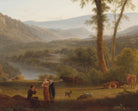 John Glover Fine Art Print : At Matlock - mist rising