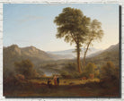 John Glover Fine Art Print : At Matlock - mist rising