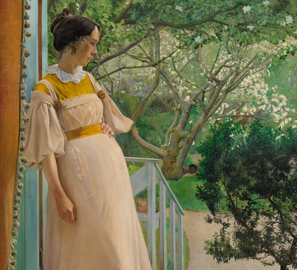 Laurits Andersen Ring Fine Art Print, At the French Windows