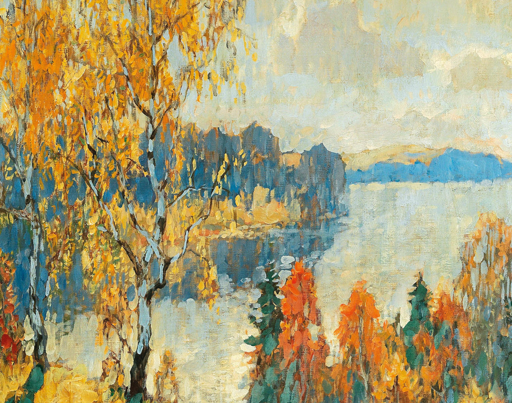 Konstantin Gorbatov Fine Art Print, Autumn Landscape