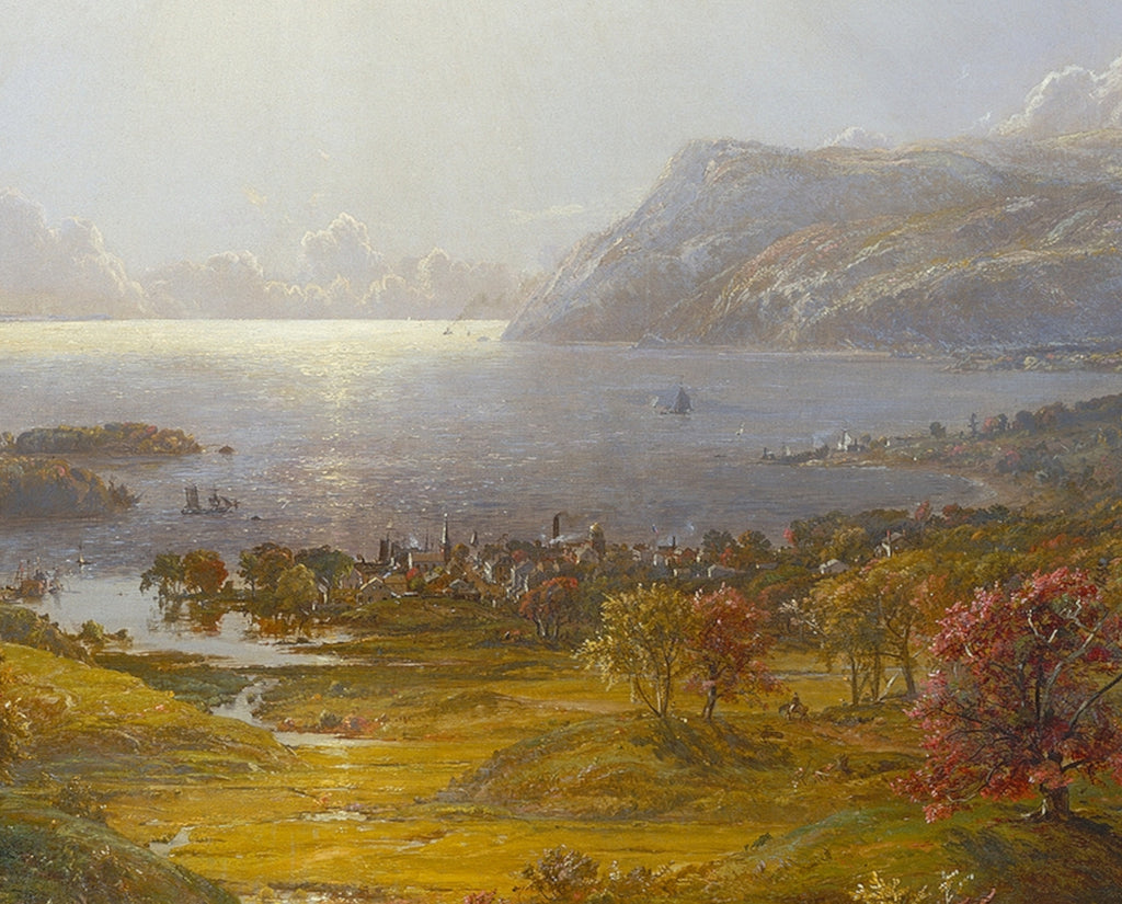 Jasper Francis Cropsey Fine Art Print : Autumn on the Hudson