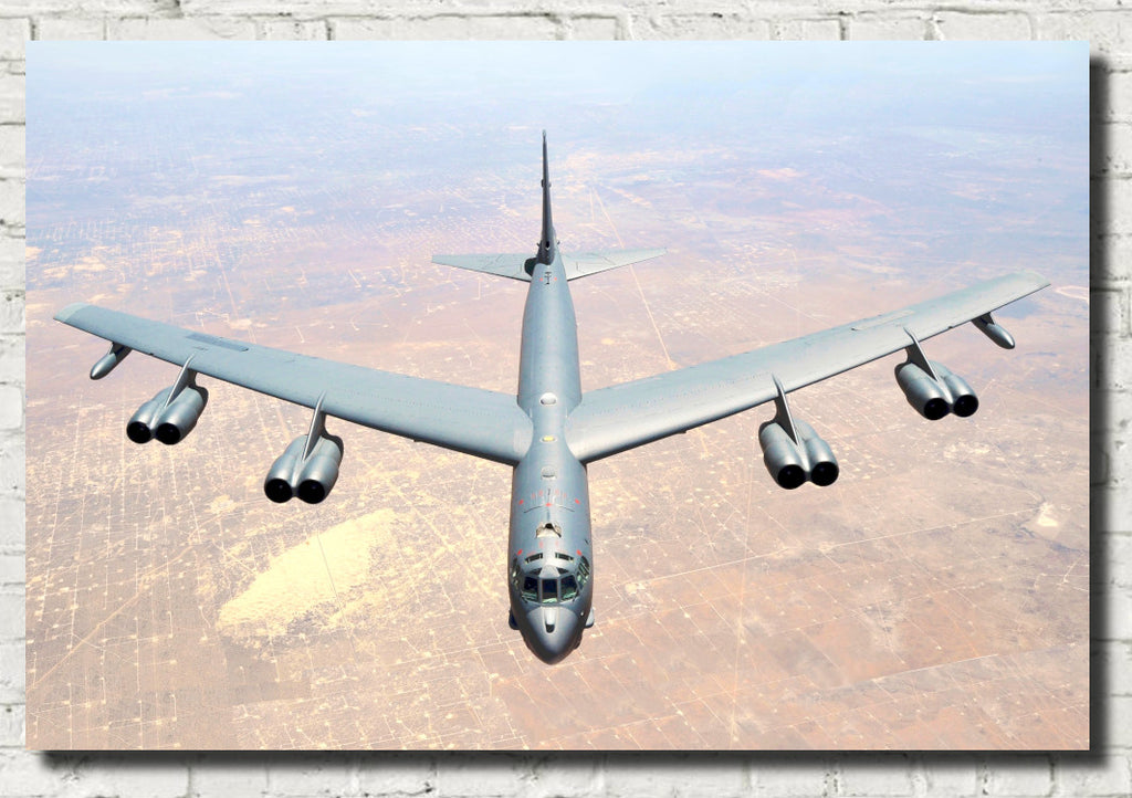 Photographic Art Print, B52 Stratofortress Bomber aircraft 307th Bomb Wing