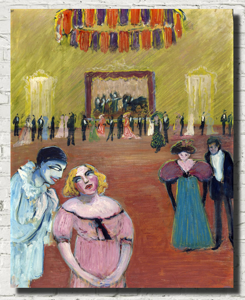 Ball Scene, Marianne von Werefkin Fine Art Print
