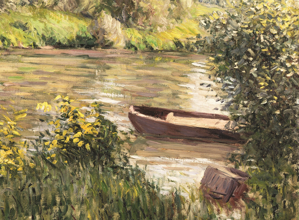 Gustave Caillebotte Fine Art Print : Boat Near the Shore