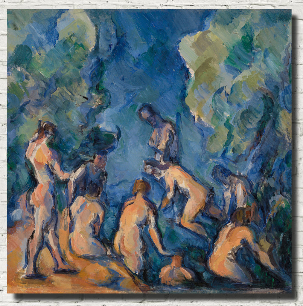 Paul Cézanne Post-Impressionist Fine Art Print, Bathers