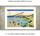 36 Views of Mount Fuji, Bay of Noboto, Katsushika Hokusai, Japanese Print