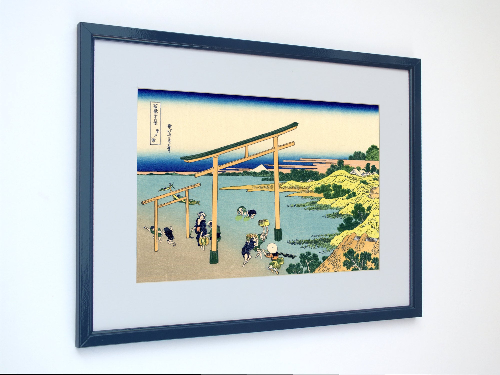 36 Views of Mount Fuji, Bay of Noboto, Katsushika Hokusai, Japanese Print