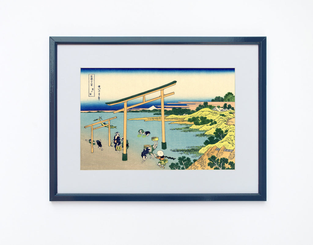 36 Views of Mount Fuji, Bay of Noboto, Katsushika Hokusai, Japanese Print
