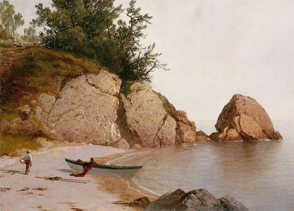 Beach at Beverly, John Frederick Kensett Fine Art Print