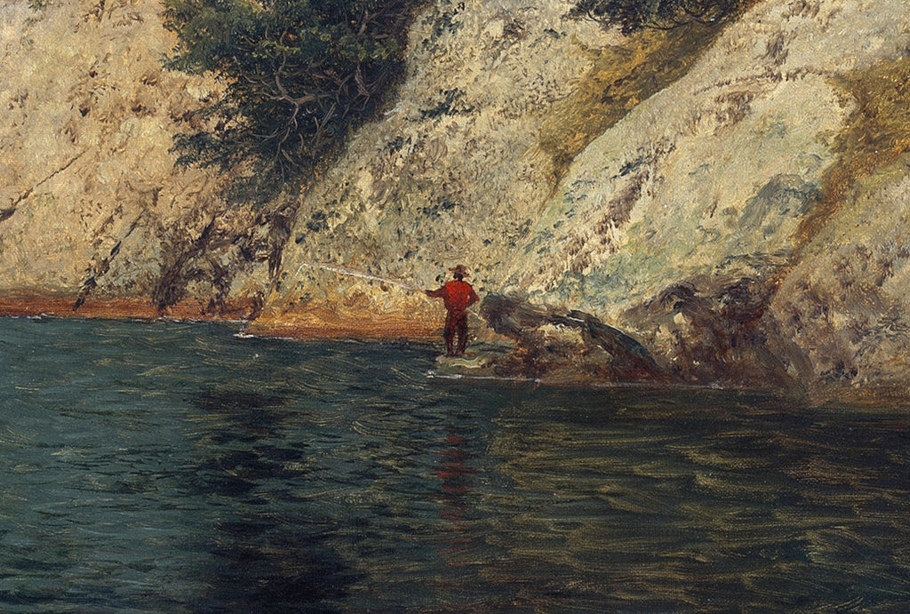Beacon Rock, Newport Harbor, John Frederick Kensett Fine Art Print