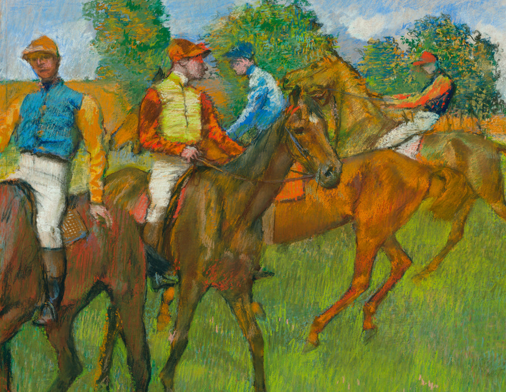 Edgar Degas, Fine Art Print : Before The Race