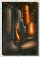 Before the Mirror, Oskar Schlemmer Fine Art Print