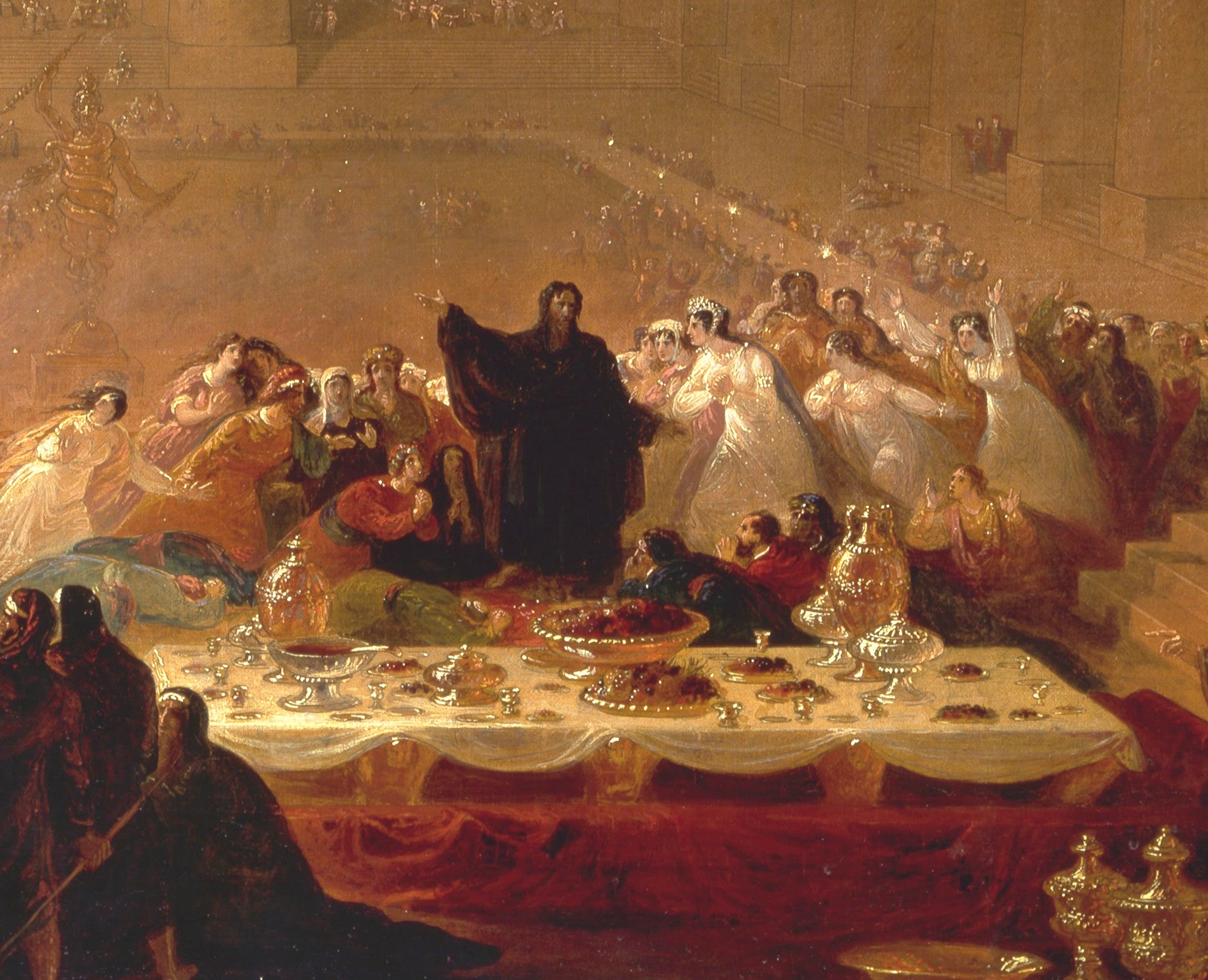 John Martin Fine Art Print: Belshazzar's Feast – GalleryThane