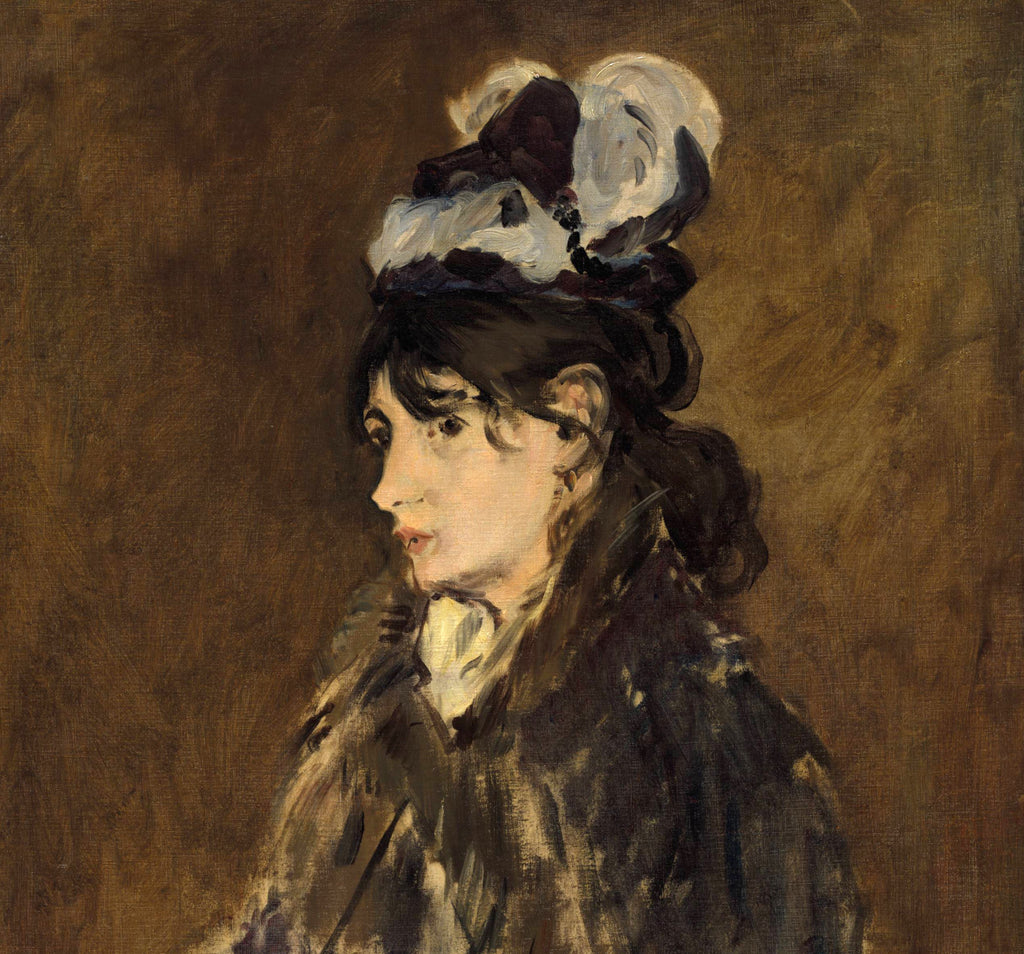 Édouard Manet, French Impressionist Fine Art Print : Berthe Morisot with Muff