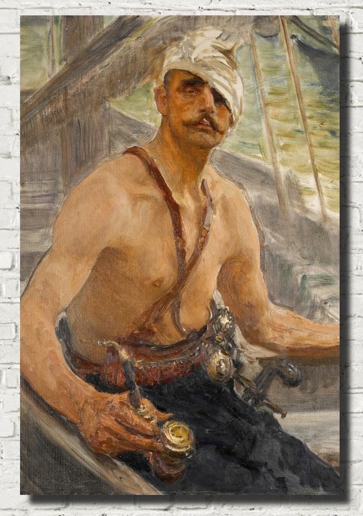 Black Sea Cossack, Ilya Repin Fine Art Print