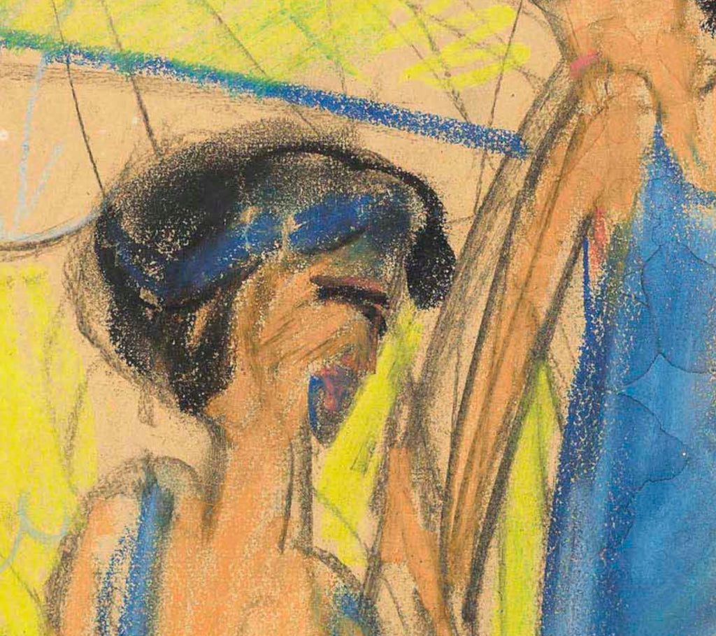 Ernst Ludwig Kirchner Expressionism Fine Art Print, Blaue Artisten