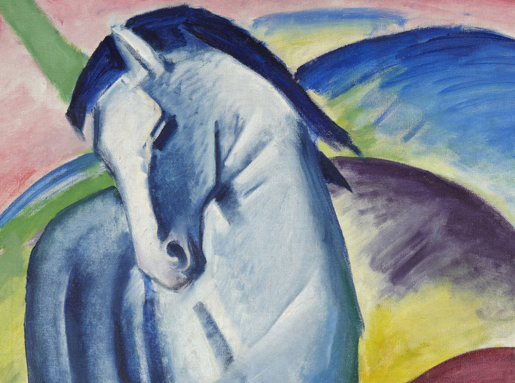 Franz Marc Abstract Fine Art Print, Blue Horse I
