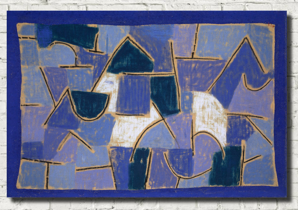 Blue Knight, Paul Klee Fine Art Print