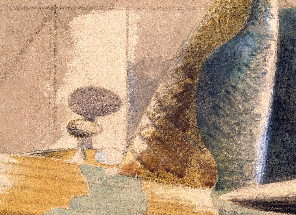 Paul Nash Fine Art Print, Bomber Lair–Egg and Fin