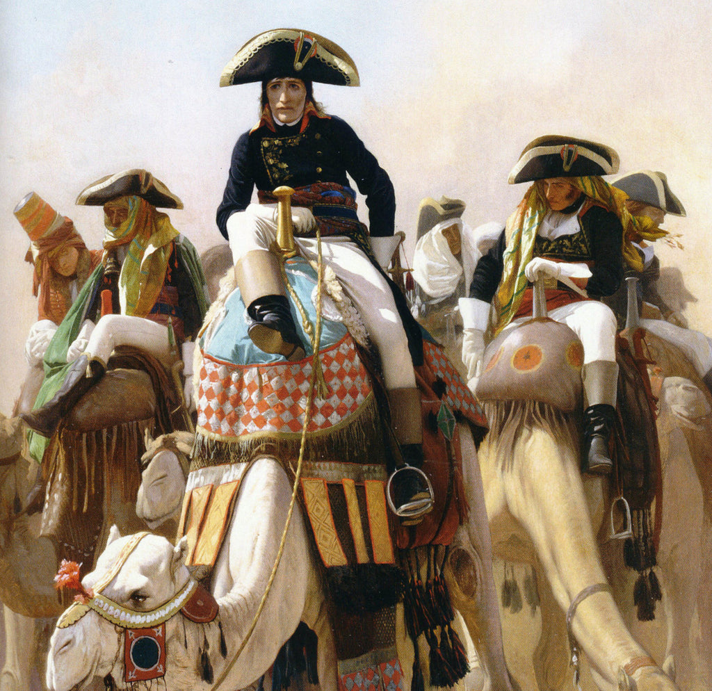 Jean-Léon Gérôme Fine Art Print : Bonaparte and his Staff in Egypt