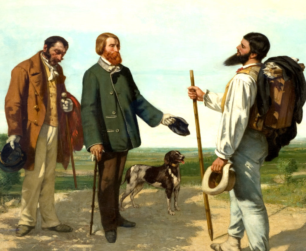 Gustave Courbet Fine Art Print, Bonjour Monsieur Courbet