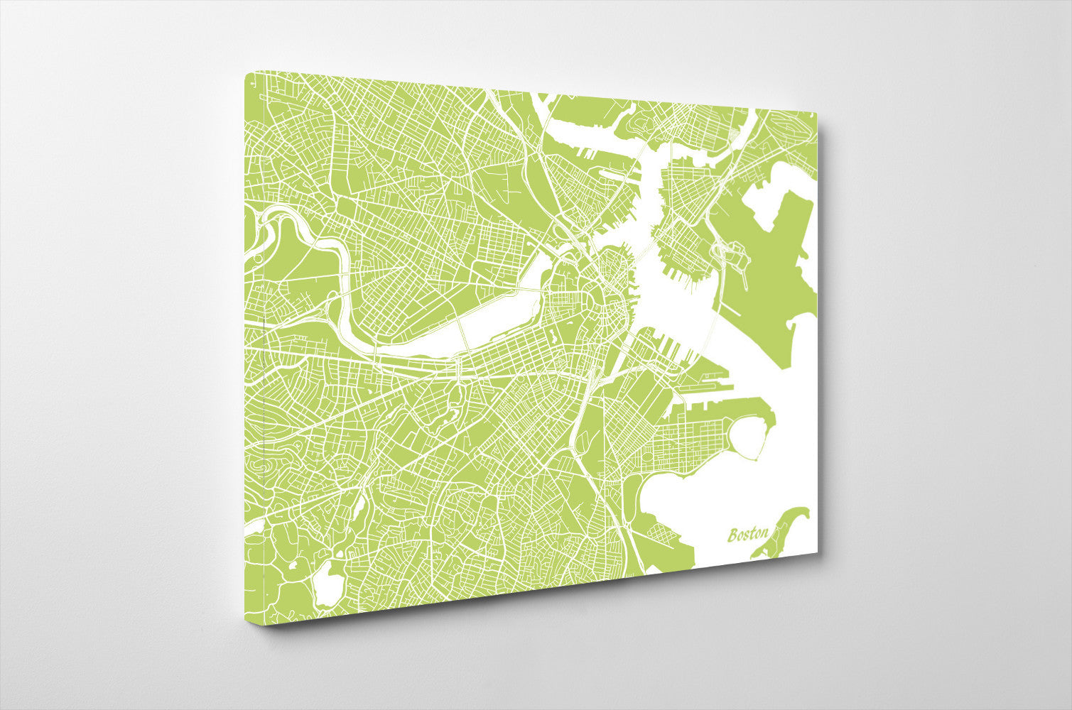 Boston City Street Map Print Modern Art Poster Home Decor - OnTrendAndFab