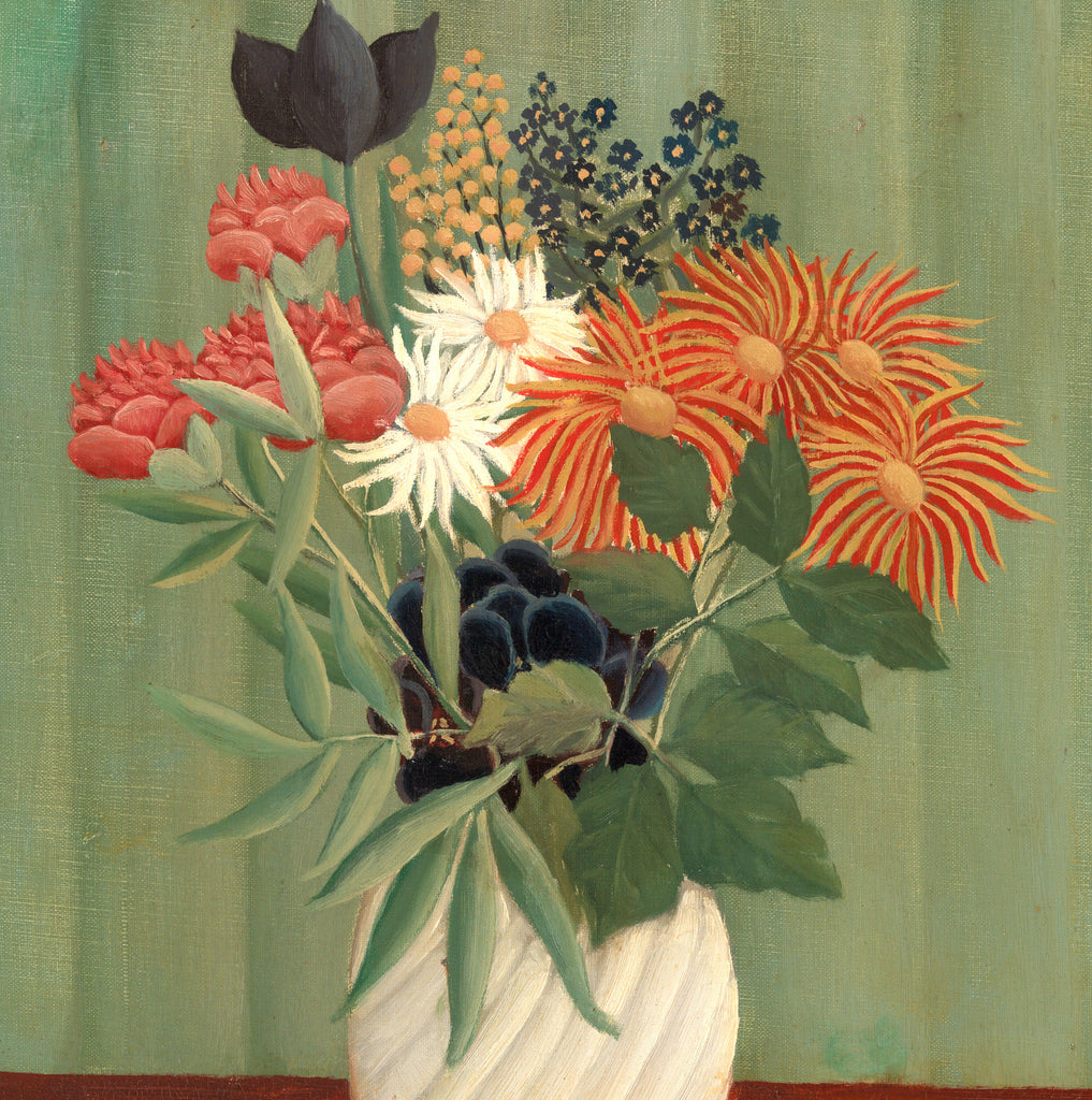 Henri Rousseau, Post- Impressionist Fine Art Print, Bouquet of Flowers