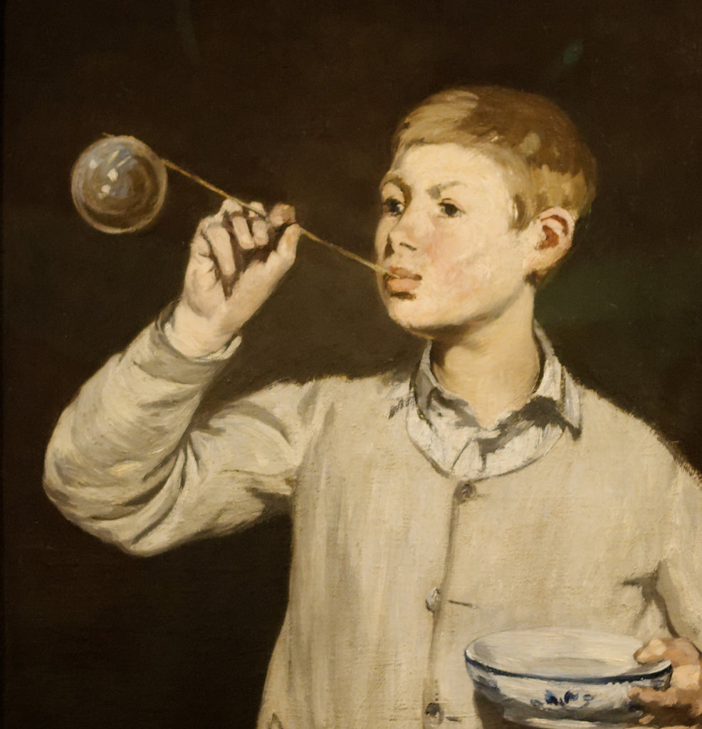 Édouard Manet, French Impressionist Fine Art Print : Boy Blowing Bubbles