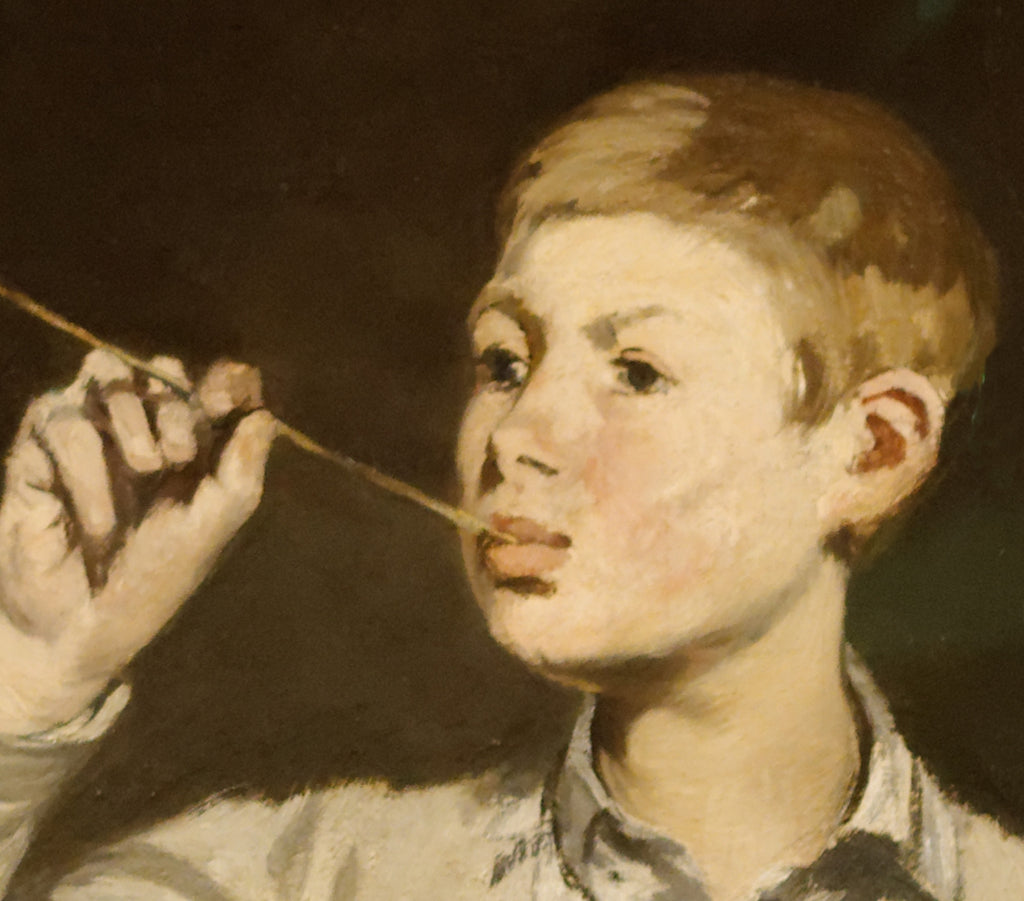 Édouard Manet, French Impressionist Fine Art Print : Boy Blowing Bubbles
