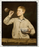 Édouard Manet, French Impressionist Fine Art Print : Boy Blowing Bubbles