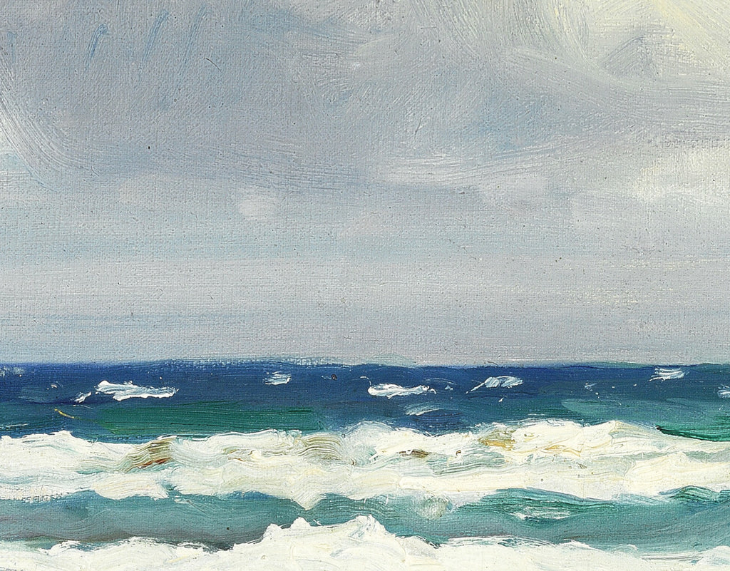 Michael Ancher Fine Art Print, Breaking Waves off Skagen