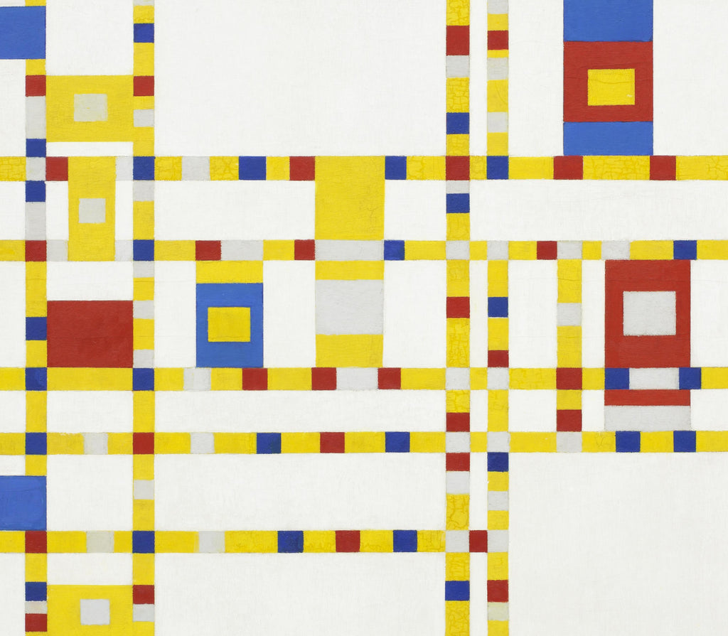 Piet Mondrian Abstract Fine Art Print, Broadway Boogie Woogie
