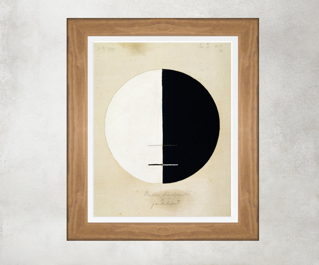 Hilma Af Klint Abstract Framed Art Print, Buddhas Standpoint in the Earthly Life No. 3