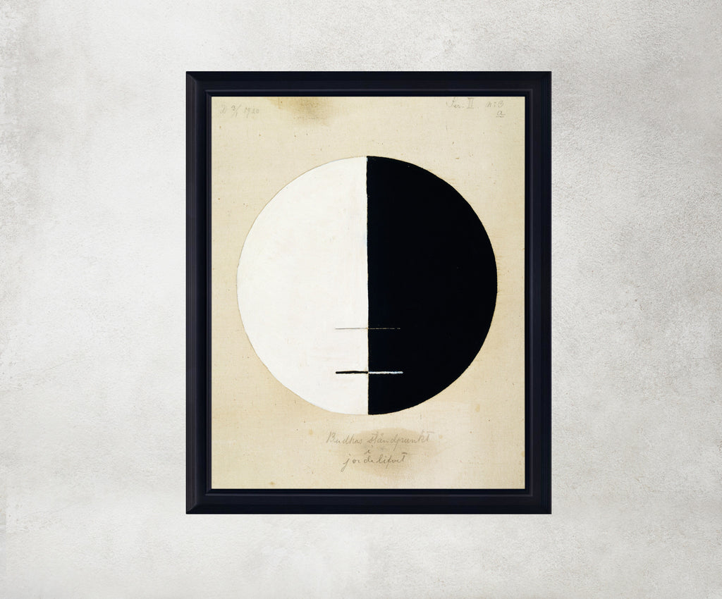 Hilma Af Klint Abstract Framed Art Print, Buddhas Standpoint in the Earthly Life No. 3