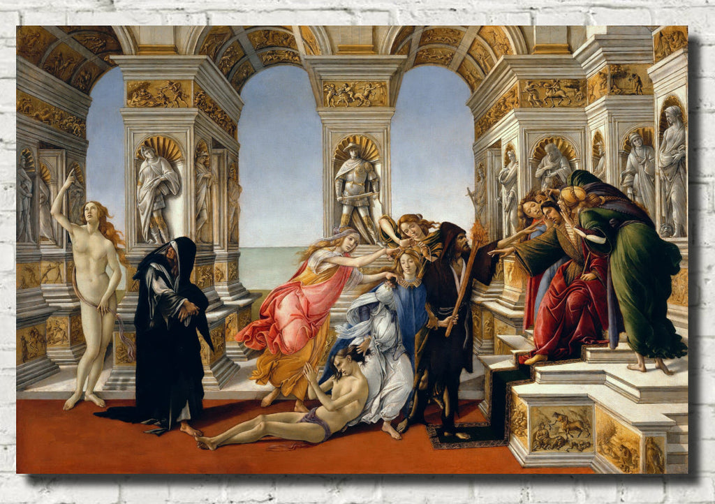 Sandro Botticelli Fine Art Print : Calumny of Apelles