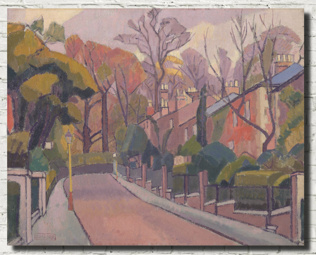 Spencer Gore Post-Impressionist Fine Art Print, Cambrian Road, Richmond