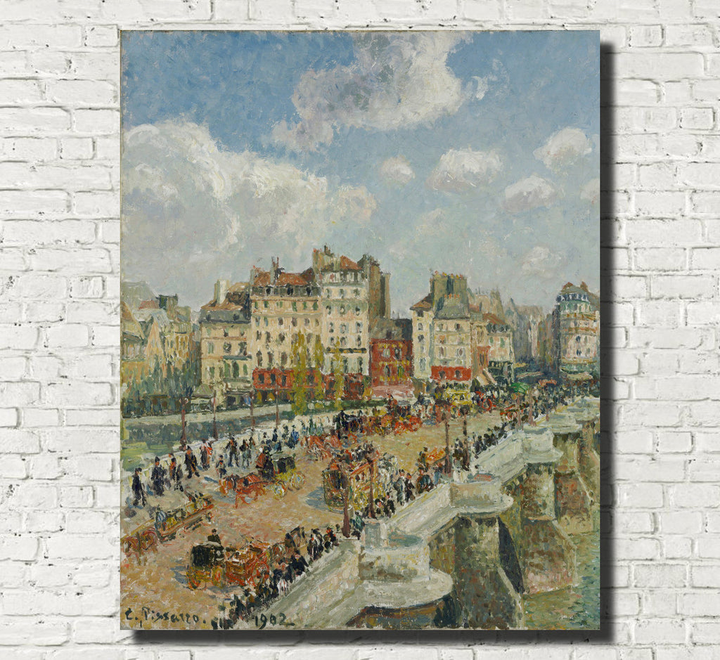 Camille Pissarro Fine Art Print The Pont-Neuf Impressionist Painting