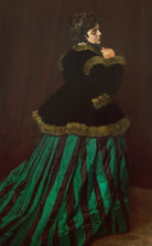 Claude Monet Fine Art Print, Camille in Green Dress