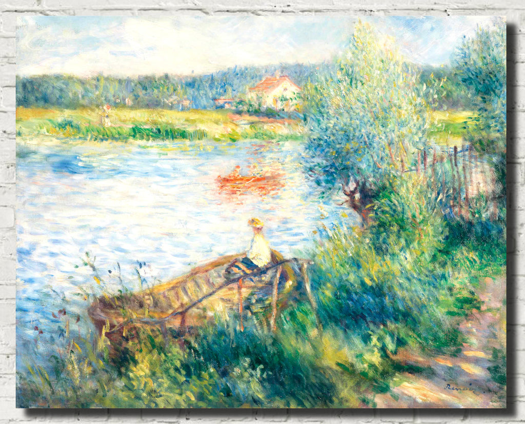 Renoir, Impressionist Fine Art Print, Boating in Bougival