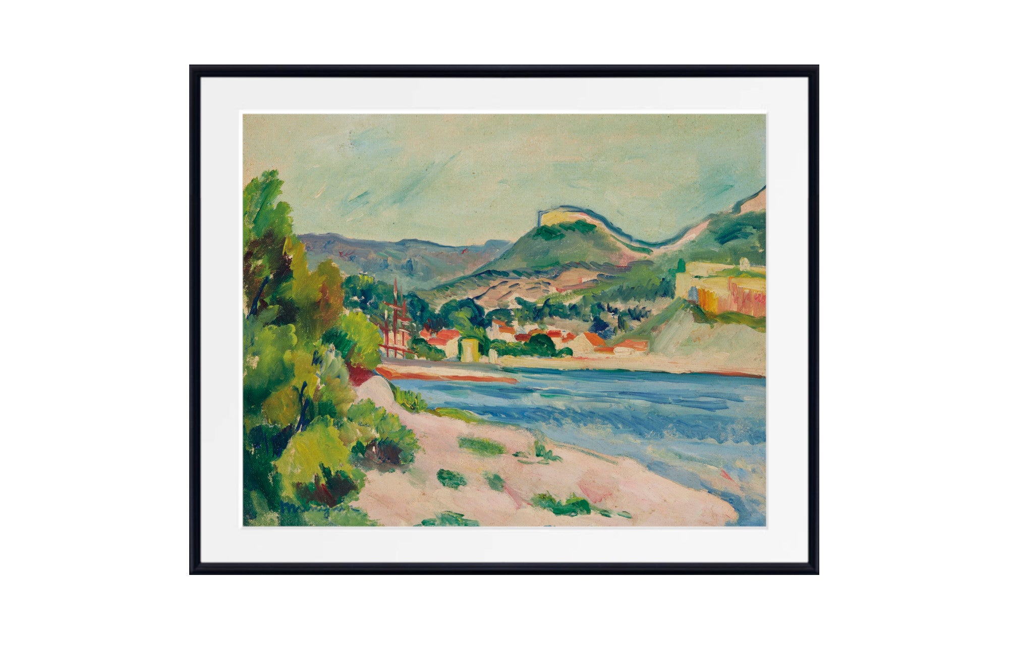 Cassis Landscape, French Riviera, Henri Manguin