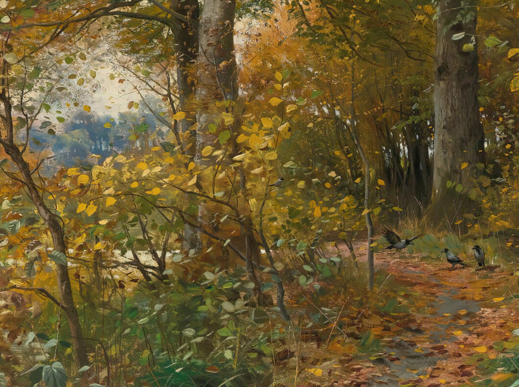 Charlottendun Forest, Peder Mørk Mønsted Fine Art Print