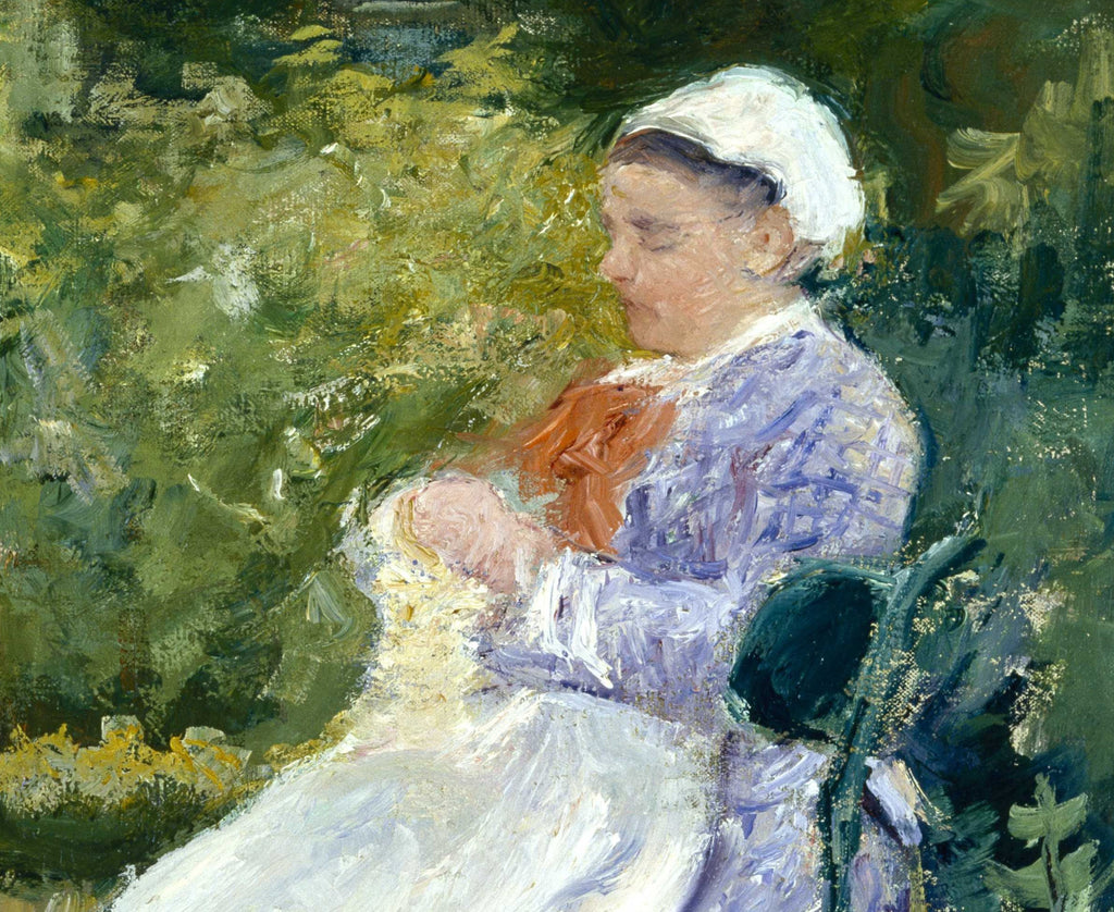Mary Cassatt, Impressionist Fine Art Print : Children in a Garden (The Nurse)