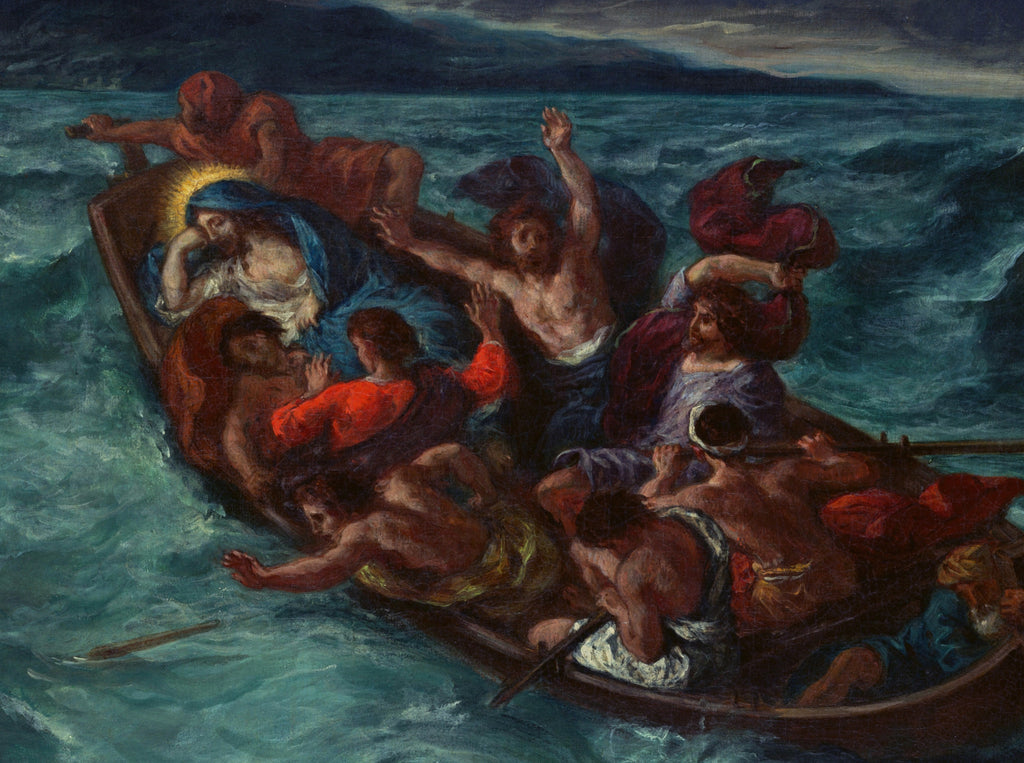 Christ Asleep during the Tempest, Eugène Delacroix Fine Art Print