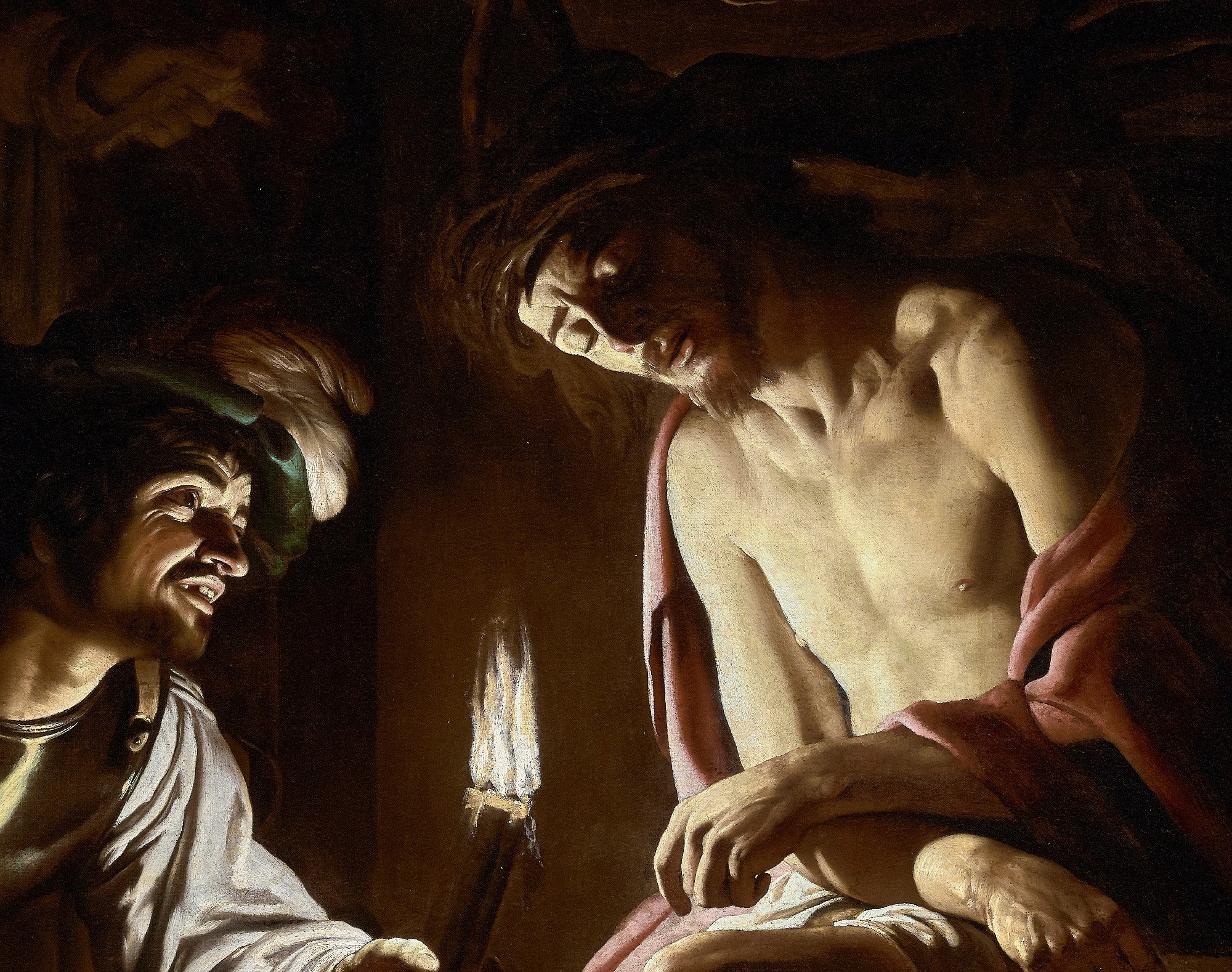 Christ Crowned with Thorns, Gerard van Honthorst Fine Art Print