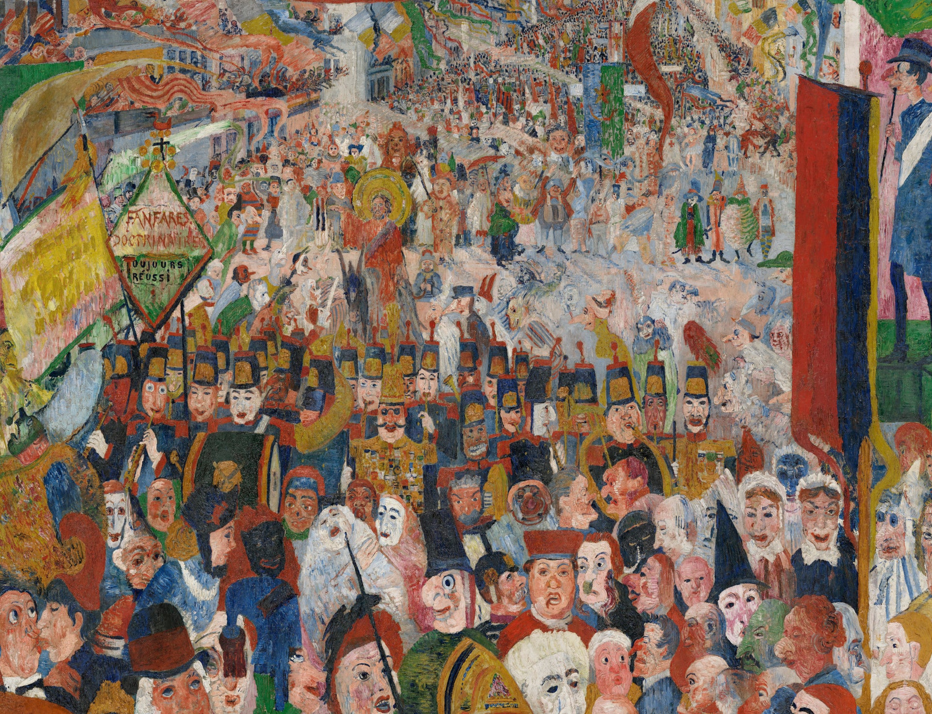 Death and the masks (1897) by James Ensor GalleryThane