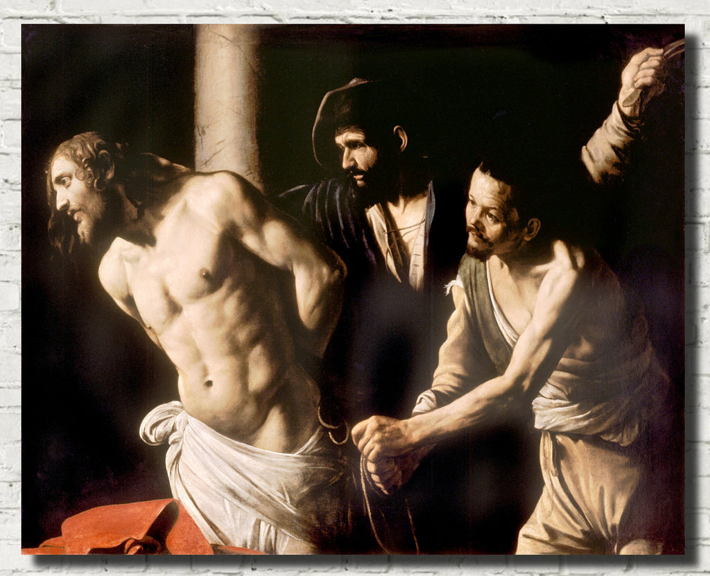 Caravaggio Baroque Fine Art Print, Christ at the Column