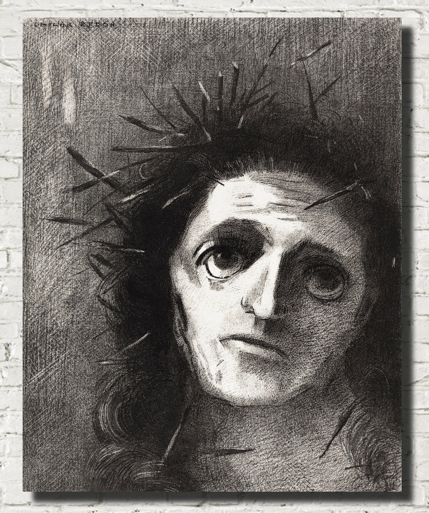 Christ By The Flower, Odilon Redon Fine Art Print