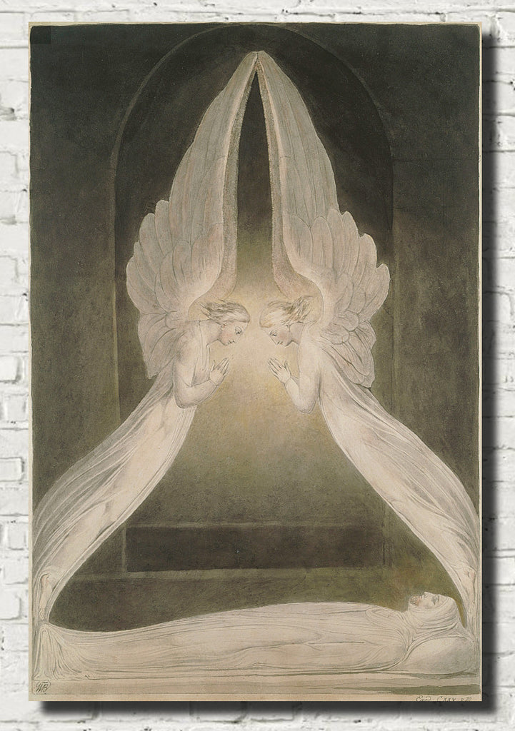 Christ in the Sepulchre, Guarded by Angels, William Blake