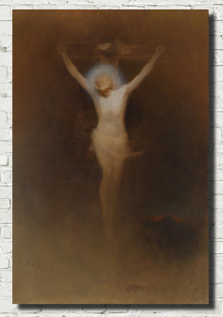 Karl Wilhelm Diefenbach Fine Art Print, Christ on the Cross